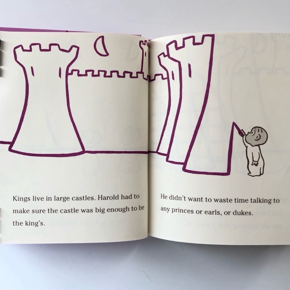 Adventures of Harold and the Purple Crayon & ABC SET of 2 - Picture 7 of 14